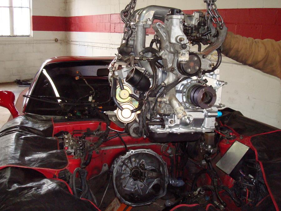 Banzai Racing (Phend 13B-REW RX-7 Engine Installation)